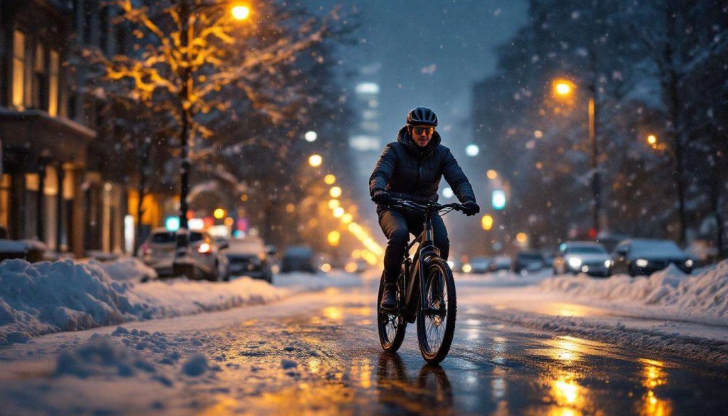 Vélo électrique en hiver : guide complet pour rouler en toute sécurité