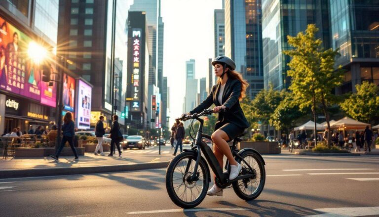 Aller au travail à vélo électrique : les astuces pour une femme urbaine