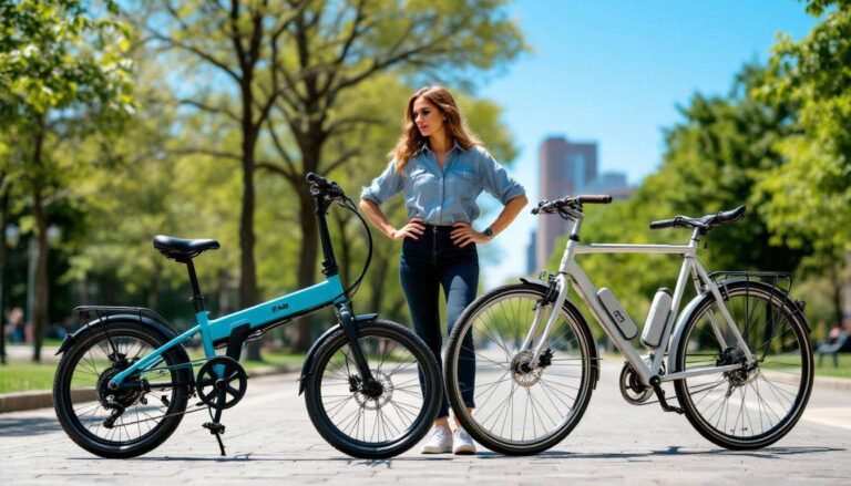 Comparatif : vélo électrique pliant femme ou classique ?